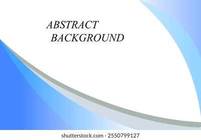 Plain Blue Wavy Background for Wallpaper, Banner, Poster, Flyer, and Presentation. Vector illustration