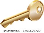 Plain bronze key from the front door.
