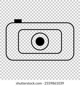 A PLAIN CAMERA ILLUSTRATION ICON