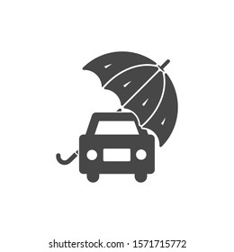 PLain car silhouette vector icon. Driving logo. vector icon image of vehicle vector icon . Front view of transport vector icon.