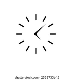 Diseño de reloj liso con colaboración en color blanco y negro