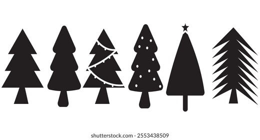 plain crismas tree icon design for your company. christmas tree icon sign marker - vector. 333