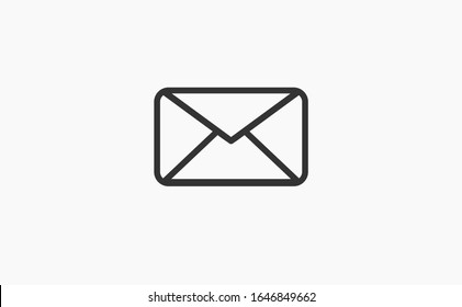 Plain email icon dark gray on light background.