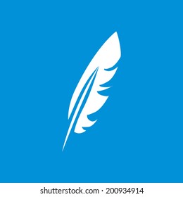 Plain Feather Icon | Writer App Icon