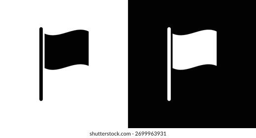 Plain flag icon concept design element. pictogram icons.