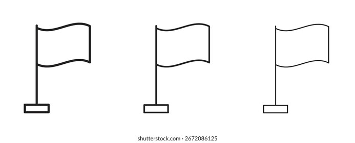 Ícone de sinalizador simples. Ilustração de elemento simples. Pode ser usado para web e celular.