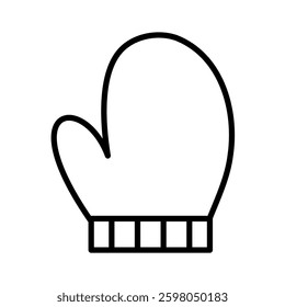 Plain gloves with rubber on the sleeves