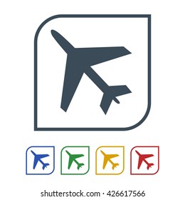 Plain icon isolated on white background. vector illustration icon

