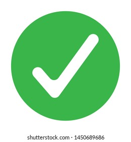 plain icon showing yes or no color vector