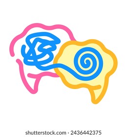 plain language technical writer color icon vector. plain language technical writer sign. isolated symbol illustration