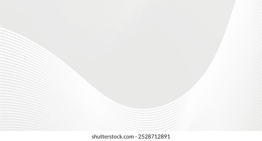 A plain, light gray, abstract design with flowing curves.