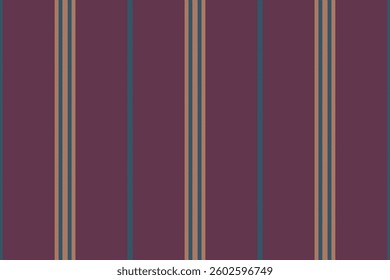 Plain pattern fabric lines, naked stripe textile texture. Manufactory vertical background seamless vector in pink and cyan colors palette.