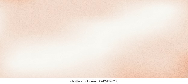 Plain pink grain noise background. A gritty gradient with texture beige cream bg with a gold rose pastel effect. Calm luxury backdrop of natural color. Vector creamy plain gradient with warm vibe.