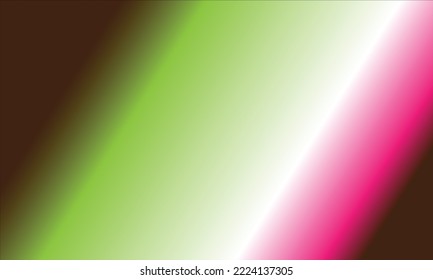 plain pink, green, dark brown and white background