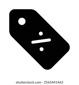 A plain price tag symbolizing pricing, discount, or labeling
