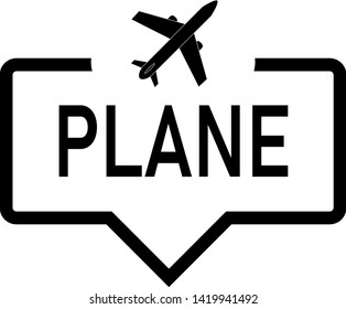 plain rectangular speech bubble. linear icon. Line with editable stroke