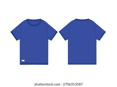 Modelo de vetor de camisa de manga curta simples