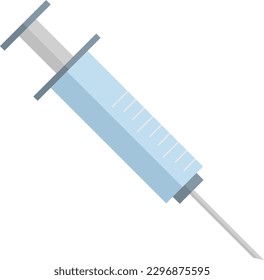 Estilo sencillo Vector de jeringa médica