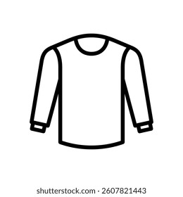 Plain sweater icon vector design in trendy style