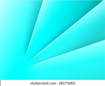 Plain Turquoise - Blue   Flat Surface with Gradient Shadows. Scalable and Adjustable Eps10 Illustration