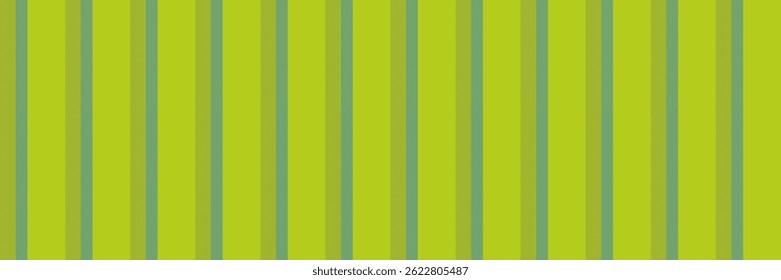 Plain vertical pattern stripe, reel background textile texture. Birthday seamless fabric vector lines in lime and blue colors palette.