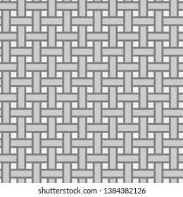 Plain Weave Woven--Seamless Pattern Vector Illustration