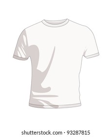 Plain white t shirt for man or boy with room for text