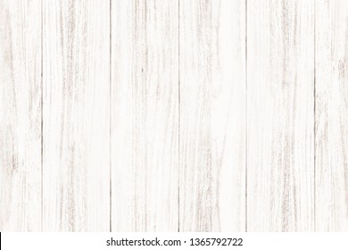 Plain white wooden plank textured background vector