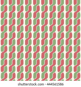 plait simple retro pattern, vector illustration