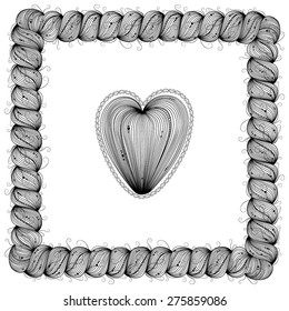 Plaits with heart.