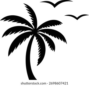 Pflaumenbaum, Logo, Symbol, Vektor, schwarz-weiß