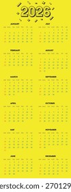 Planeje com antecedência o calendário de 2026, um design novo e moderno para mantê-lo organizado durante todo o ano, perfeito para qualquer escritório ou espaço doméstico.