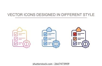 Plan Ahead icon design with white background stock illustration