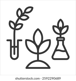 Plan Breeding Icon Vector Illustration Outline