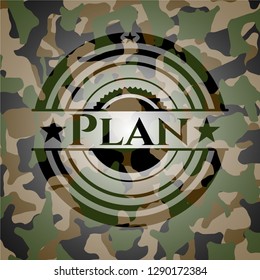 Plan camouflage emblem