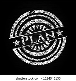 Plan chalk emblem