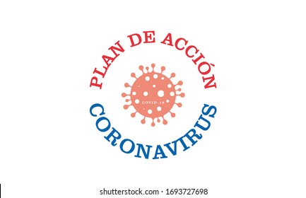 Plan de acción Coronavirus COVID-19, 2019-nCoV Novel Coronavirus Bacteria