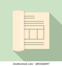 Planen Sie ein Schätzsymbol. Flache Illustration von Planschätzungen, Vektorsymbol für Webdesign