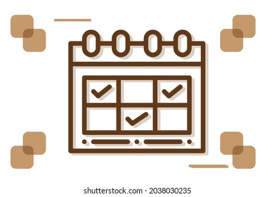 Plan Evaluation icon symbol sign from modern data analytics for mobile concept and web apps design. Business and statistics related vector line icons. 