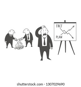 Plan and fact. The concept of management. 