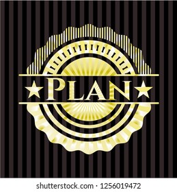 Plan gold emblem