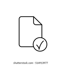 plan health schedule document page outline thin line black icon