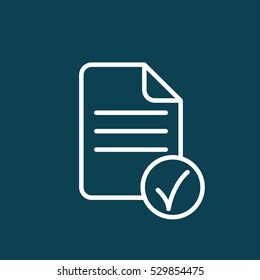 plan health schedule document page outline thin line white icon