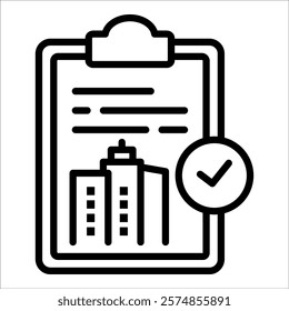Plan Icon Element For Design