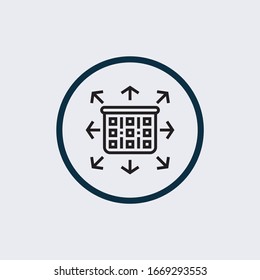 plan icon isolated on white background from risk management collection. plan icon trendy and modern plan symbol for logo, web, app