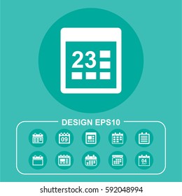 Plan icon isolated sign symbol. Flat vector illustration. Can be used for mobile and web design.
