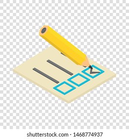 Plan icon. Isometric illustration of plan vector icon for web
