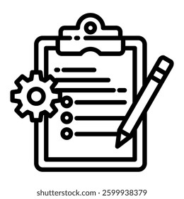 Plan icon in Outline Style. Simple Outline Icon Vector. Simple Vector Design
