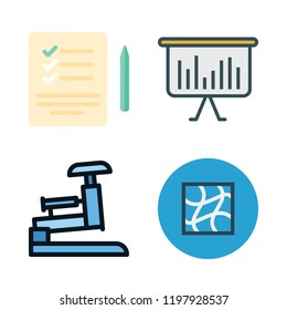 plan icon set. vector set about graphic design, bar chart, list and stapple icons set.