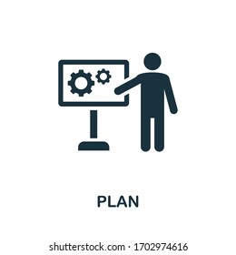 Plan icon. Simple element from consulting collection. Filled Plan icon for templates, infographics and more.
